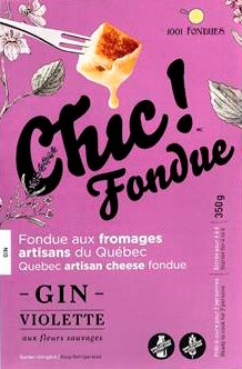 Étiquette - Chic! Fondue - Gin Violette